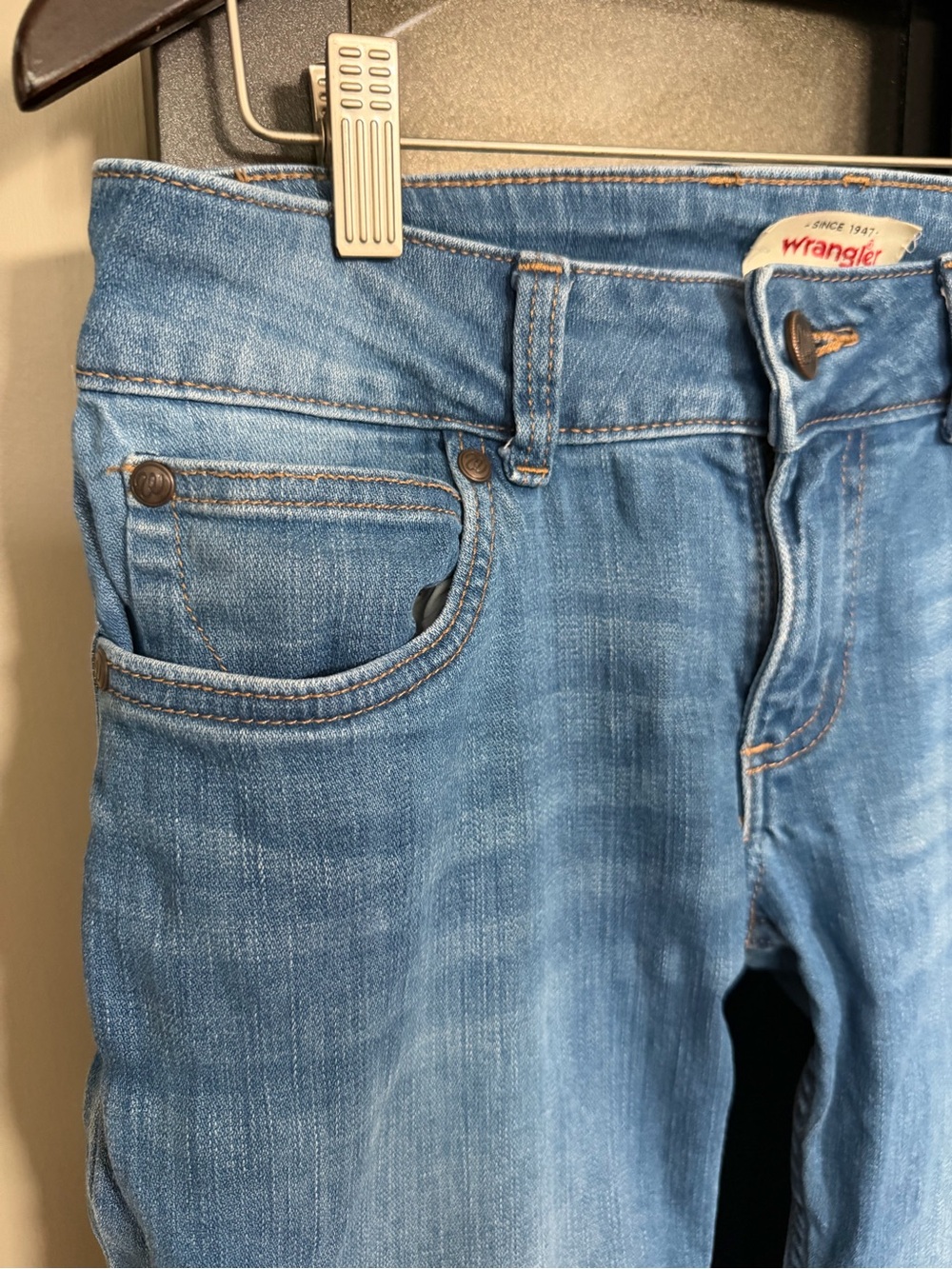 Wrangler Women’s Low Rise Bootcut Stretch Jeans Medium Wash 28” Waist Y2K - Picture 2 of 7